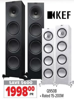 2001 Audio Video Kef outstanding sound experience offer