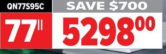 2001 Audio Video Samsung 77 quantum hdr oled+ offer