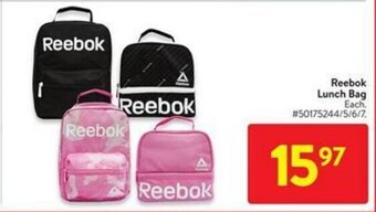 Walmart Reebok Lunch Bag offer