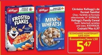 Walmart Kellogg's Family Cereal offer