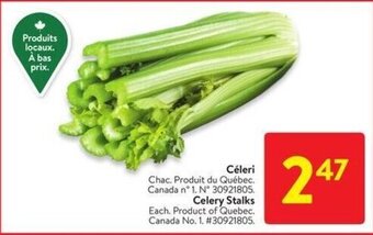 Walmart Celery Stalks offer