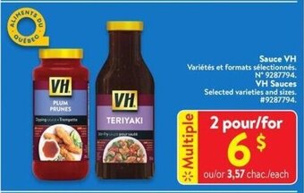 Walmart VH Sauces offer