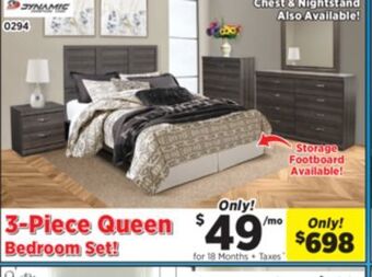 Surplus Furniture Sonoma 3-piece bedroom set offer