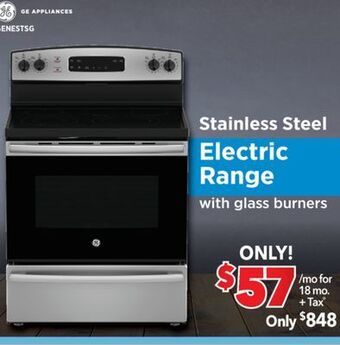 Surplus Furniture Stainless steel 30 electric range offer
