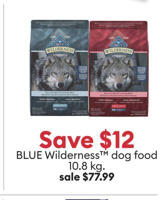Petsmart Blue wilderness dog food offer