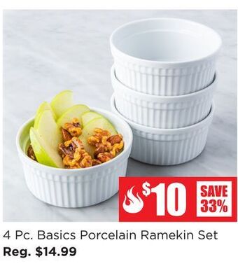 Kitchen Stuff Plus 4 pc. basics porcelain ramekin set offer
