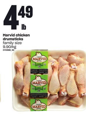 Loblaws Marvid chicken drumsticks offer