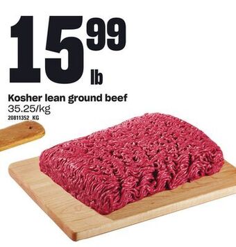 Loblaws Kosher lean ground beef offer