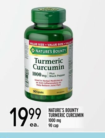 Metro Nature's Bounty Turmeric Curcumin offer