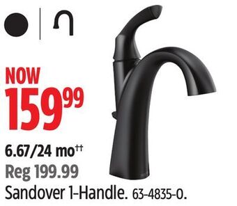 Canadian Tire Delta sandover 1-handle offer