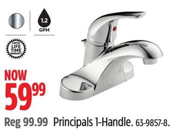 Canadian Tire Delta principals 1-handle offer