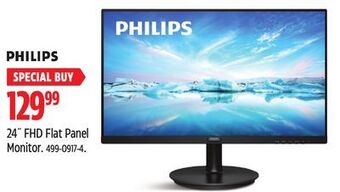 Canadian Tire Philips 24˝ fhd flat panel monitor offer