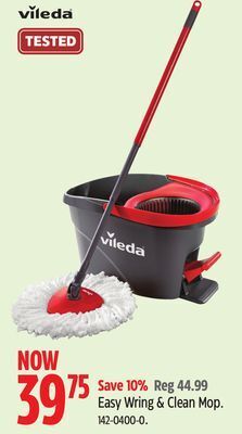 Canadian Tire Vileda easy wring & clean mop offer