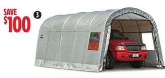 Canadian Tire Clearview roundtop shelter, 12 x 20 x 8´ h offer
