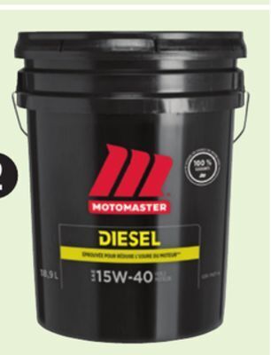 Canadian Tire Motomaster diesel engine oil offer