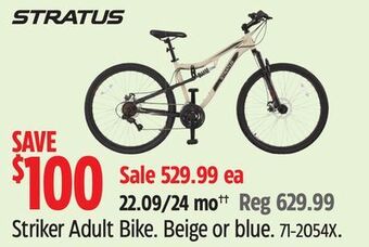 Canadian Tire Stratus striker adult bike offer