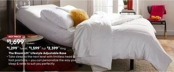 Sleep Country The bloom lift lifestyle adjustable base offer