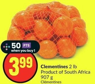 FreshCo Clementines 2 lb offer