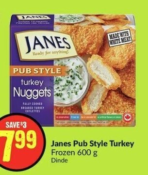 FreshCo Janes Pub Style Turkey Frozen 600 g offer