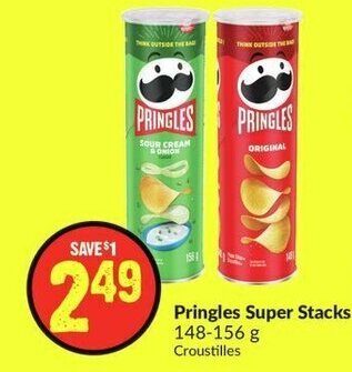 FreshCo Pringles Super Stacks 148-156 g offer