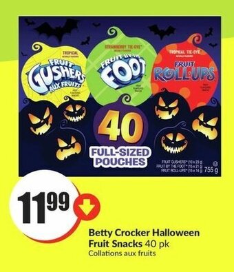 FreshCo Betty Crocker Halloween Fruit Snacks 40 pk offer