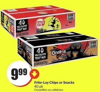 FreshCo Frito-Lay Chips or Snacks 40 pk offer