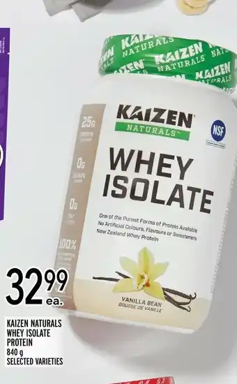 Metro Kaizen Naturals Whey Isolate Protein offer