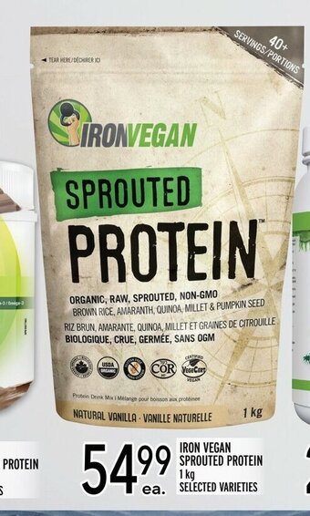 Metro Iron Vegan Sprouted Protein offer
