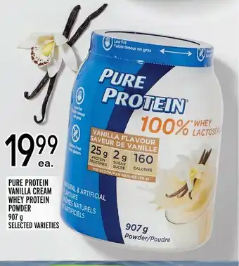 Metro Pure Protein Vanilla Cream Whey Protein Powder offer