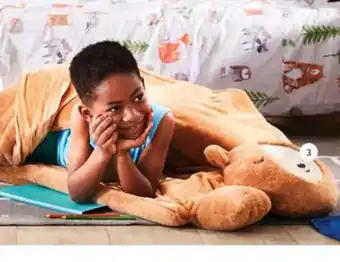 Real Canadian Superstore Plush Sleeping Bag offer