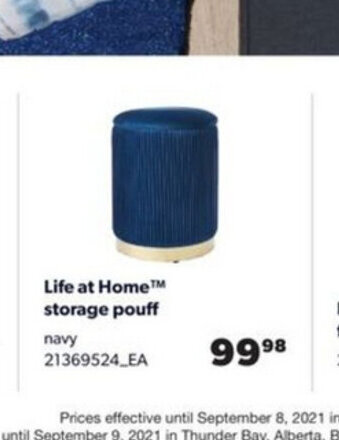 Real Canadian Superstore Storage Pouff offer