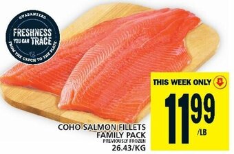 Food Basics COHO SALMON FILLETS FAMILY PACK offer