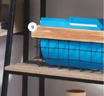 Real Canadian Superstore Medium Wire Basket With Wood offer