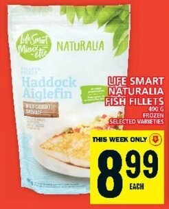 Food Basics LIFE SMART NATURALIA FISH FILLETS 400G offer