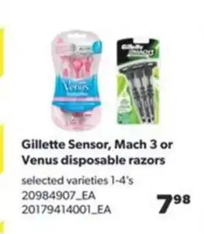Real Canadian Superstore Gillette Senson, Mach 3 offer