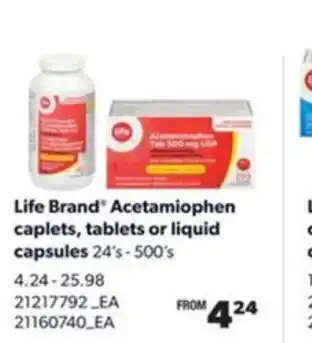 Real Canadian Superstore Acetamiophen Caplets, Tablets offer
