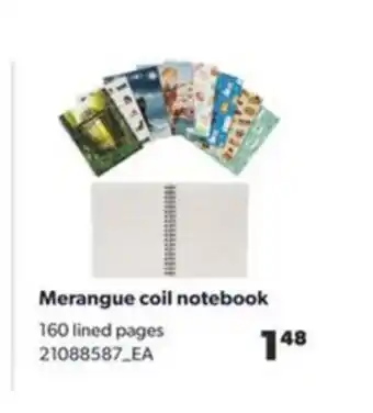 Real Canadian Superstore Merangue coil notebook offer