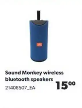 Real Canadian Superstore Sound monkey wireless bluetooth speakers offer