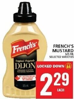 Food Basics FRENCH'S MUSTARD 325 ML offer