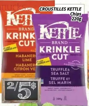 Supermarché PA Croustilles kettle chips offer