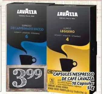 Supermarché PA Capsules nespresso de café lavazza offer