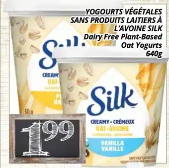 Supermarché PA Yogourts végétales sans produits laitiers à l'avoine silk offer