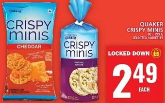 Food Basics QUAKER CRISPY MINIS offer