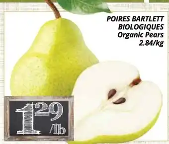 Supermarché PA Poires bartlett biologiques offer