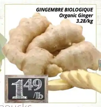 Supermarché PA Gingembre biologique organic ginger offer