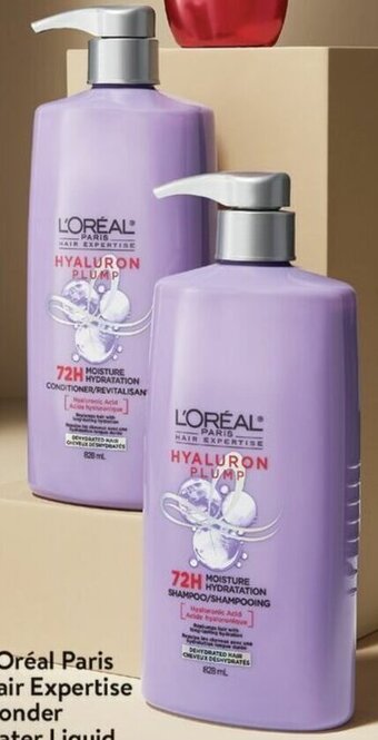 Walmart L'Oréal Paris Hair Expertise Hyaluron Plump Shampoo or Conditioner 823mL offer