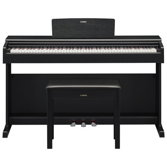 Best Buy Yamaha arius standard 88-key weighted hammer action digital piano w/ stand, bench & 3 pedals (ydp145)- black offer