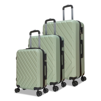 Best Buy Nicci 3 piece luggage set highlander collection offer