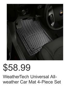 Costco Weathertech universal all-weather car mat 4-piece set offer