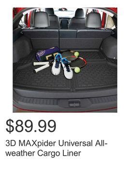 Costco 3d maxpider universal all-weather cargo liner offer